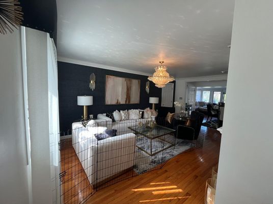 Chandelier, Dining room, Interior, Living room, Wood Texture Flooring