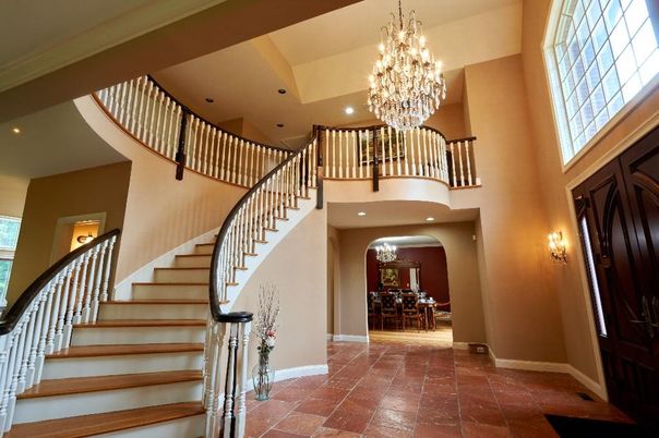 Chandelier, Interior, Recessed Lighting