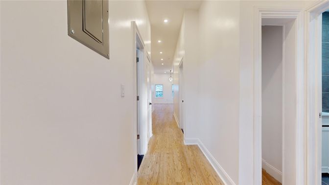 Interior, Recessed Lighting, Wood Texture Flooring