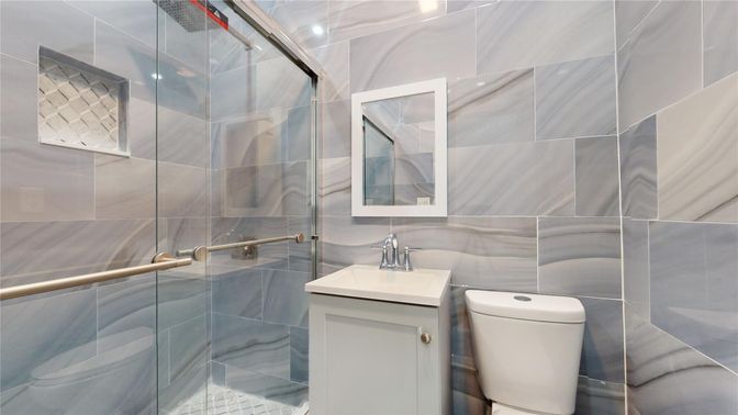 Bathroom, Glass Shower, Interior