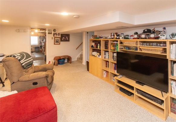Interior, Living room, Recessed Lighting