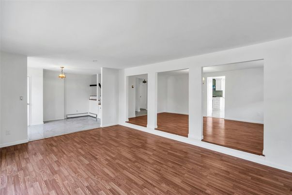 Empty room, Interior, Wood Texture Flooring