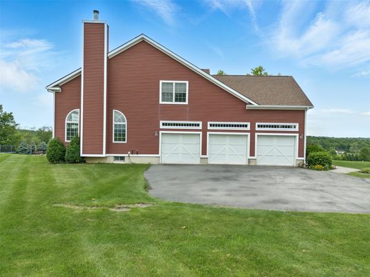 Attached, Backyard, Exterior, Facade, Brick Traditional