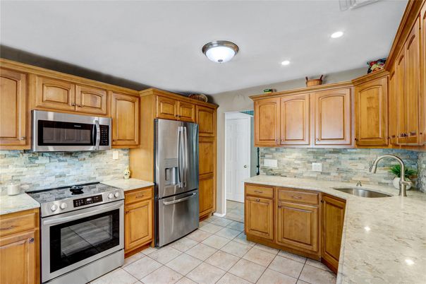 Interior, Kitchen, Recessed Lighting, Stainless Steel Appliances