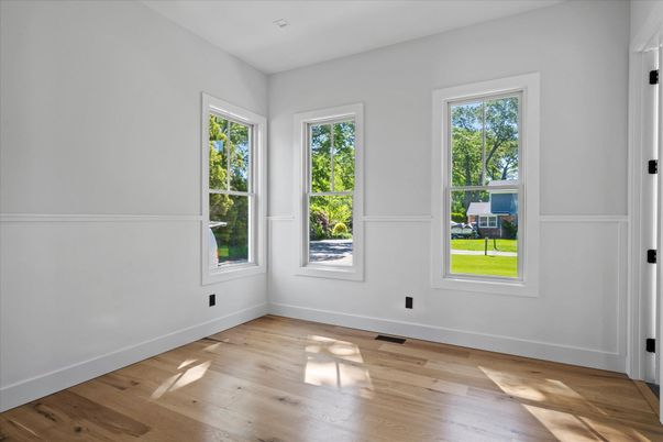 Empty room, Interior, Wood Texture Flooring