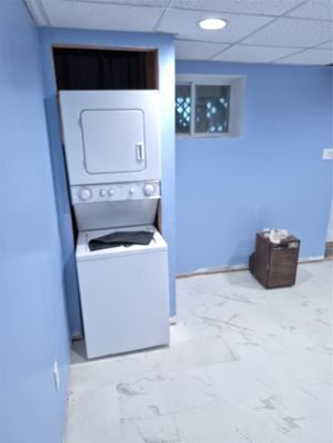 Interior, Marble, Recessed Lighting, Utility Closets, Washer