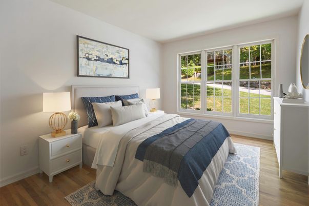 Bedroom, Interior, Wood Texture Flooring