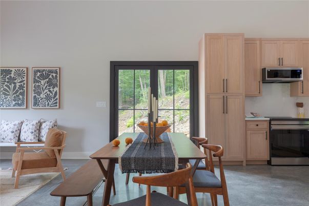 Dining room, Interior, Kitchen, Stainless Steel Appliances