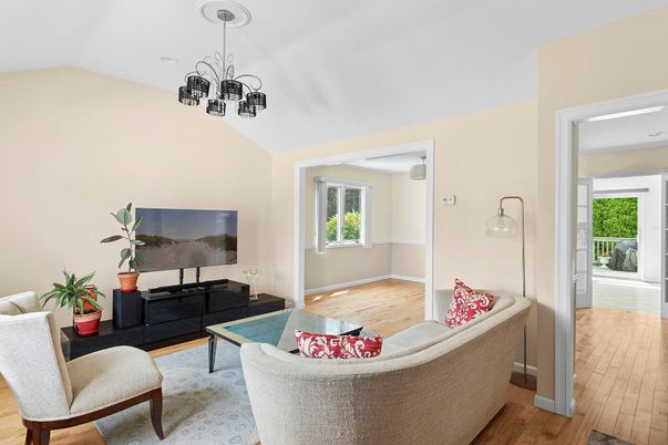 Chandelier, Interior, Living room, Wood Texture Flooring