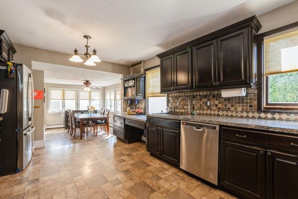 Dining room, Interior, Kitchen, Pendant Lights