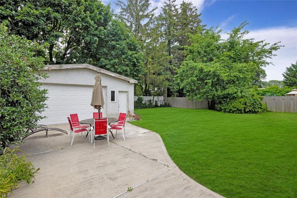 Backyard, Detached Garage, Exterior