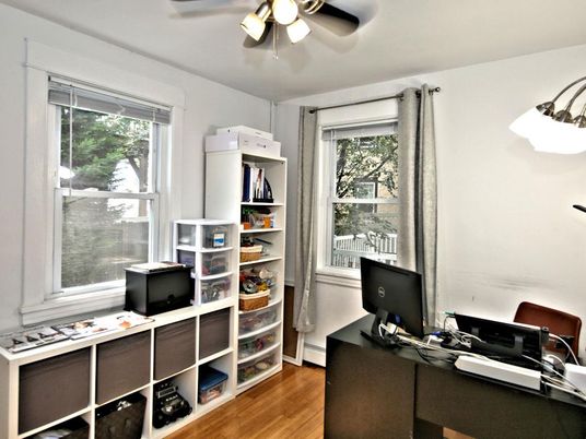 Home Office, Interior, Wood Texture Flooring