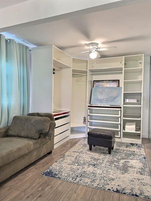 Interior, Walk-in Closets, Wood Texture Flooring