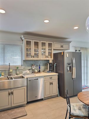 Interior, Kitchen, Recessed Lighting, Stainless Steel Appliances