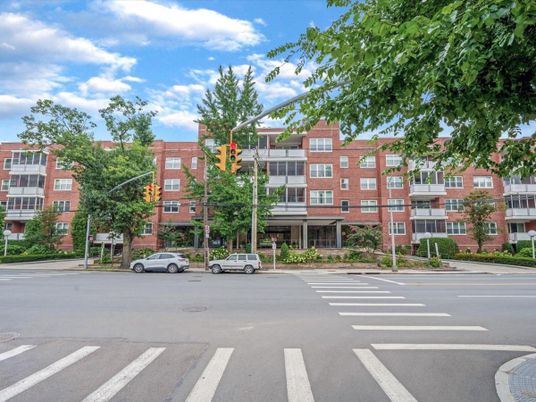 Exterior, Facade, Brick Facade, Condo Building