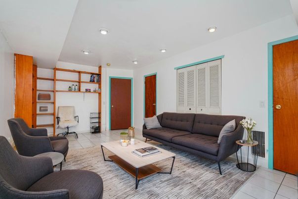 Interior, Living room, Recessed Lighting