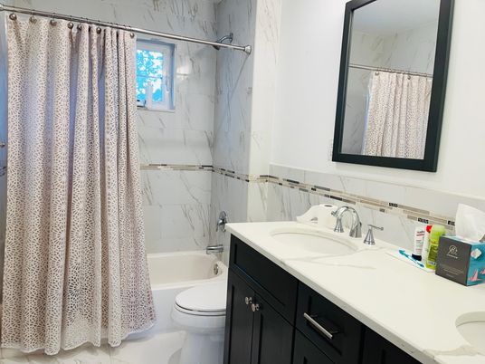 Bathroom, Interior, Marble Walls