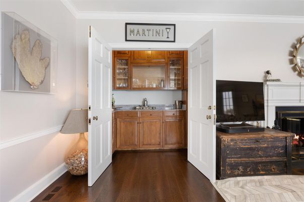Fireplace, Interior, Wood Texture Flooring