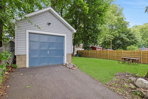 Backyard, Detached Garage, Exterior