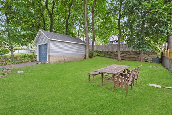 Backyard, Detached Garage, Exterior