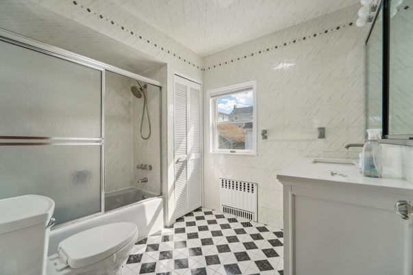 Bathroom, Glass Shower, Interior, Marble Walls