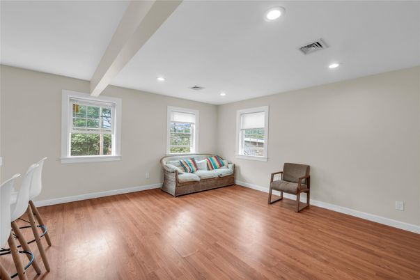 Interior, Recessed Lighting, Wood Texture Flooring
