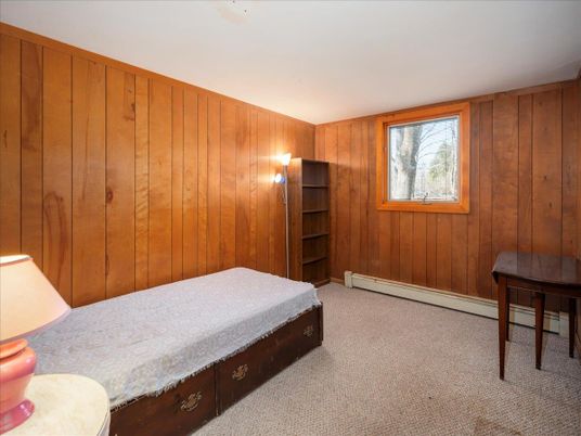 Bedroom, Interior, Wooden Walls