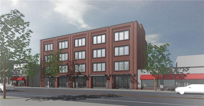 Exterior, Facade, Rowhouse