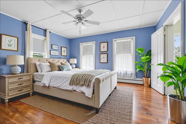 Bedroom, Interior, Wood Texture Flooring