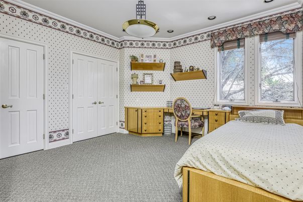 Bedroom, Home Office, Interior, Recessed Lighting