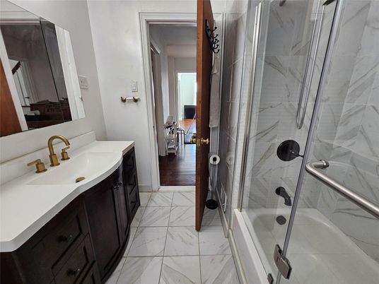 Bathroom, Glass Shower, Interior, Marble, Marble Walls