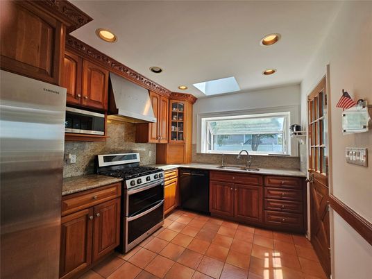 Interior, Kitchen, Recessed Lighting, Stainless Steel Appliances