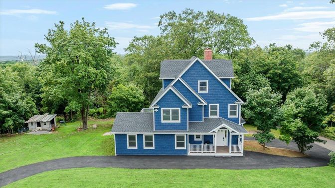 Backyard, Exterior, Facade, Queen Anne Victorian