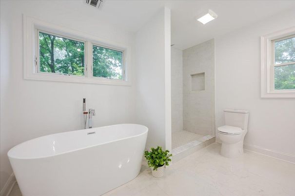 Bathroom, Free Standing Baths, Interior, Marble