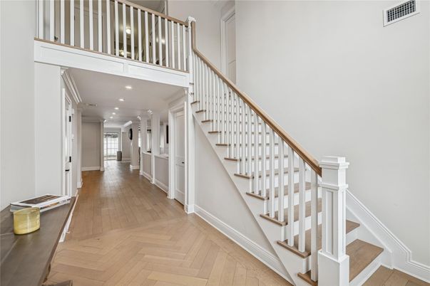 Interior, Recessed Lighting, Wood Texture Flooring