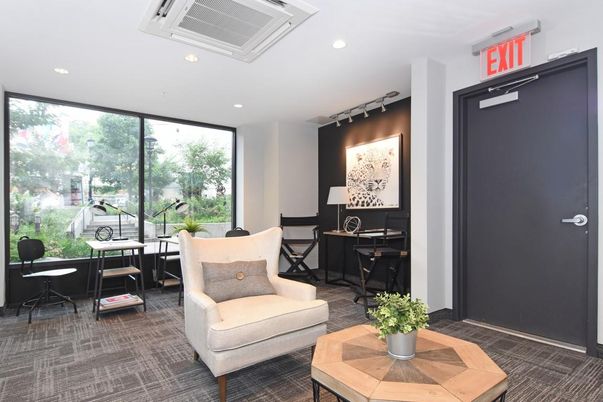 Home Office, Interior, Recessed Lighting