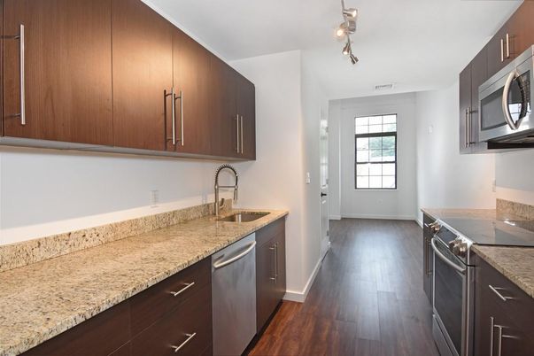 Interior, Kitchen, Wood Texture Flooring
