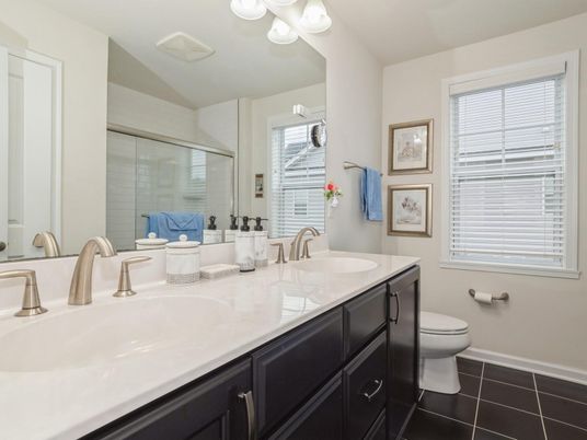 Bathroom, Dual Sink Vanities, Glass Shower, Interior