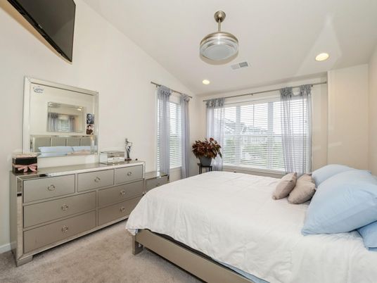 Bedroom, Interior, Recessed Lighting