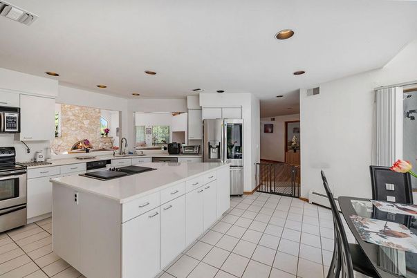 Interior, Kitchen, Recessed Lighting, Stainless Steel Appliances
