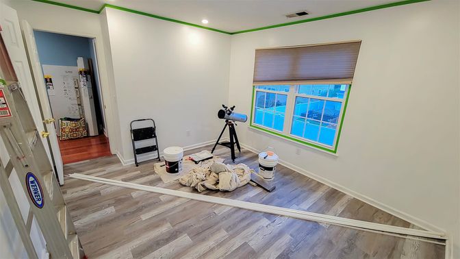 Interior, Recessed Lighting, Wood Texture Flooring
