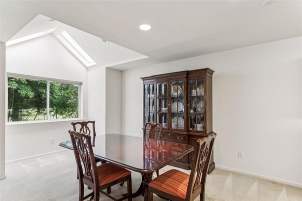 Dining room, Interior, Recessed Lighting
