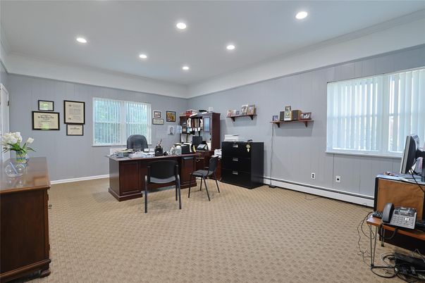 Home Office, Interior, Recessed Lighting