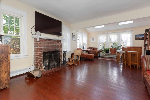Fireplace, Interior, Living room, Wood Texture Flooring