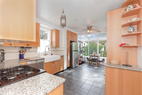 Dining room, Interior, Kitchen, Recessed Lighting, Stainless Steel Appliances