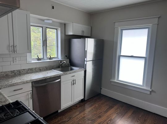 Interior, Kitchen, Wood Texture Flooring