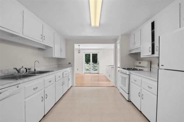 Interior, Kitchen, Wood Texture Flooring