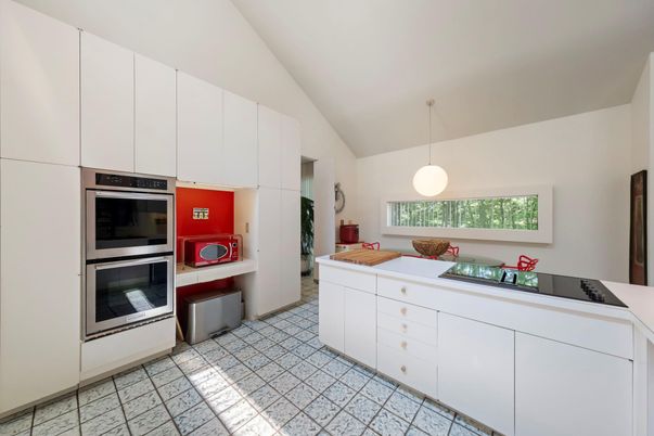 Interior, Kitchen, Pendant Lights, Stainless Steel Appliances