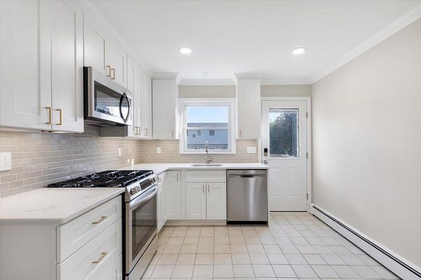 Interior, Kitchen, Recessed Lighting, Stainless Steel Appliances