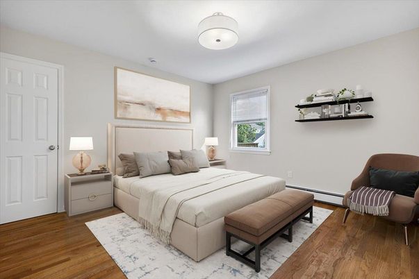 Bedroom, Interior, Wood Texture Flooring